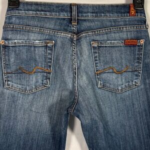 7 For All Mankind Womens Bootcut Jeans Blue Medium Wash Size 29 U075080U-080U